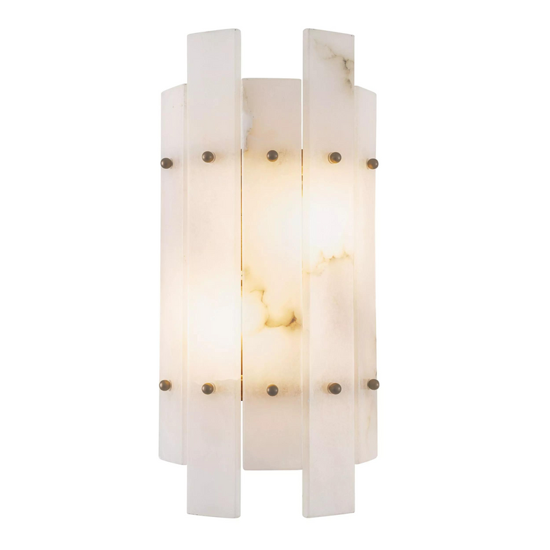 Caprera Wall Lamp - [Brass/Alabaster] - Eichholtz - Luxury Lighting Boutique