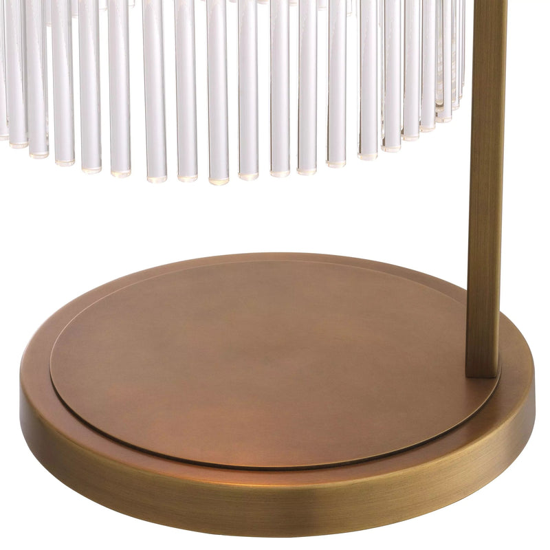 Carnero Table Lamp - (Antique Brass/Clear Glass Finish) - Eichholtz - Luxury Lighting Boutique