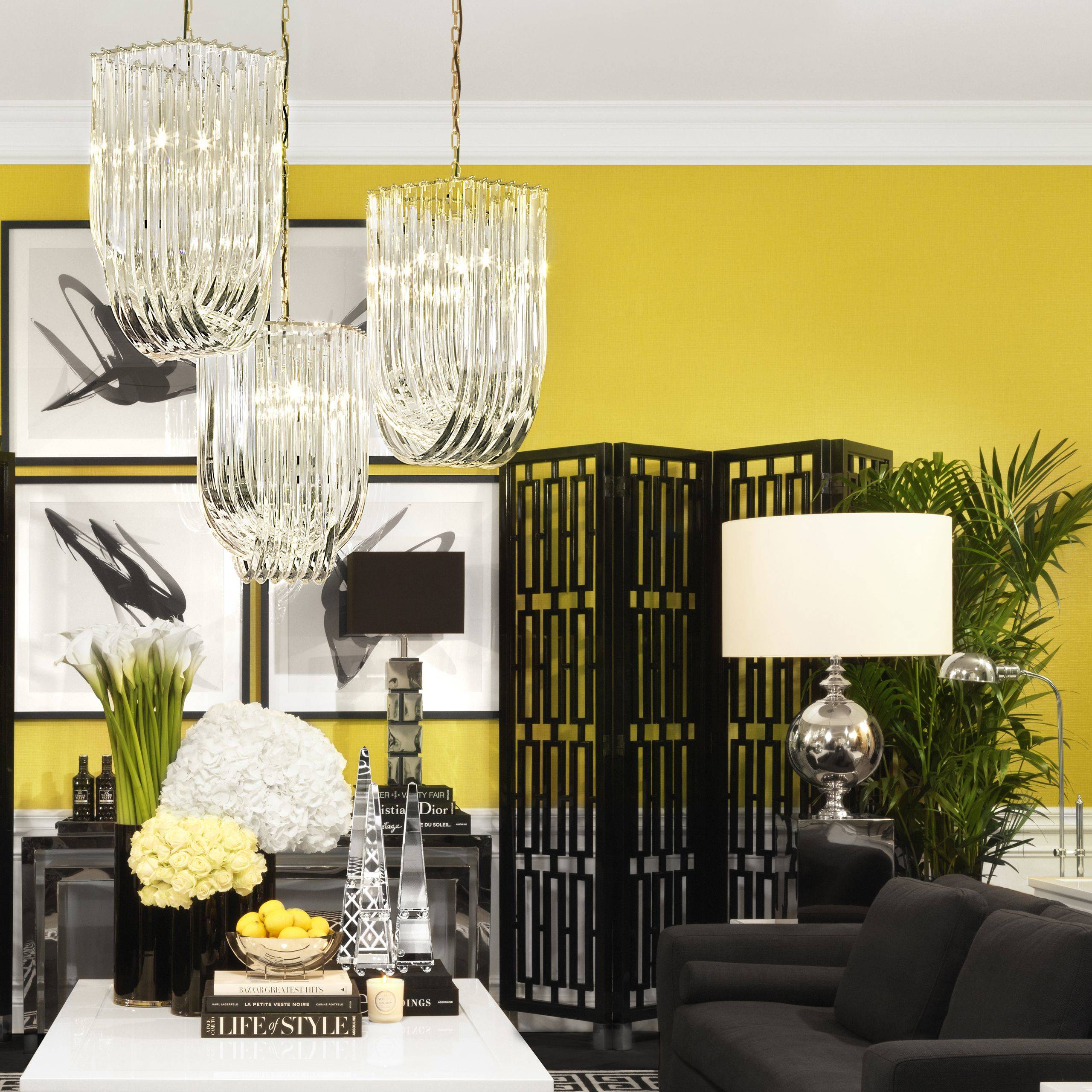 Caserta Modern Chandelier - [Nickel] - Eichholtz - Luxury Lighting Boutique