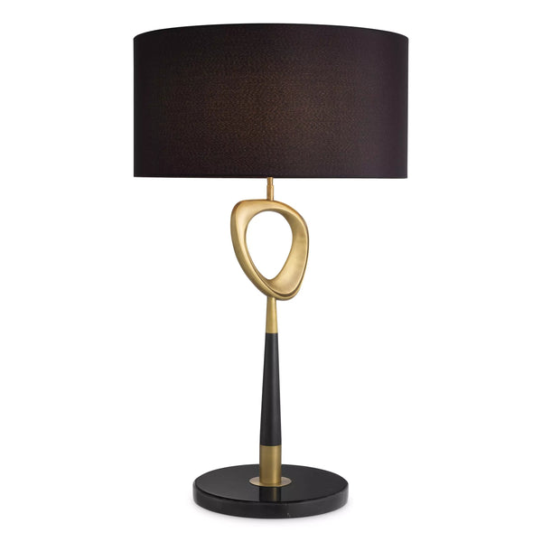 Celine Table Lamp - (Antique Brass Finish | Black Finish | Honed Black Marble Base) - Eichholtz - Luxury Lighting Boutique