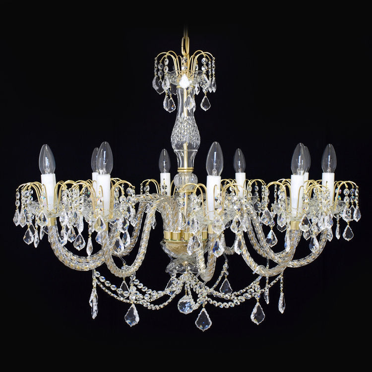 Ceremony 10 Light Crystal Chandelier - Wranovsky - Luxury Lighting Boutique