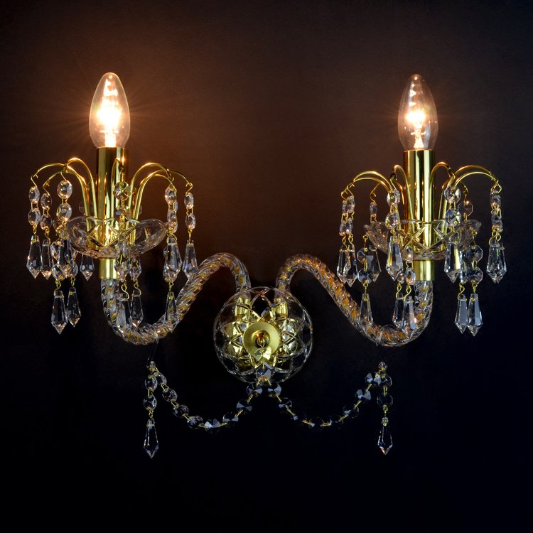 Ceremony 2 Wall Light (Alpha Gold/Silver) - Wranovsky - Luxury Lighting Boutique