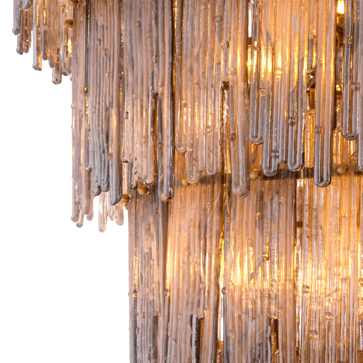 Saint Roch Modern Glass Chandelier S | L | XXL - Brass & Glass - Eichholtz - Luxury Lighting BoutiqueChandeliersEichholtz