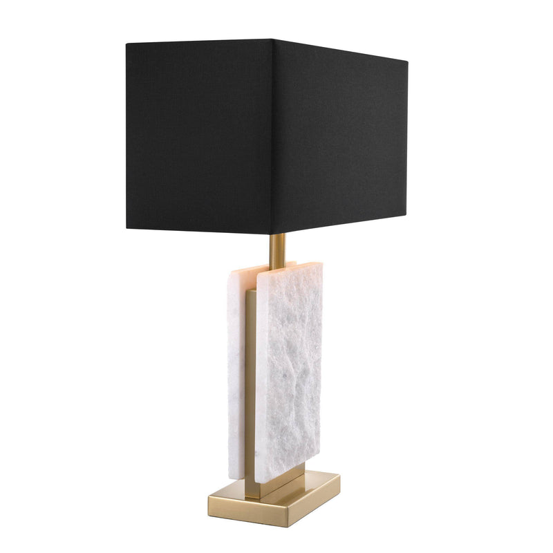 Charleston Marble Table Lamp - [Brass] - Eichholtz - Luxury Lighting Boutique