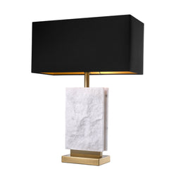 Charleston Marble Table Lamp - [Brass] - Eichholtz - Luxury Lighting Boutique