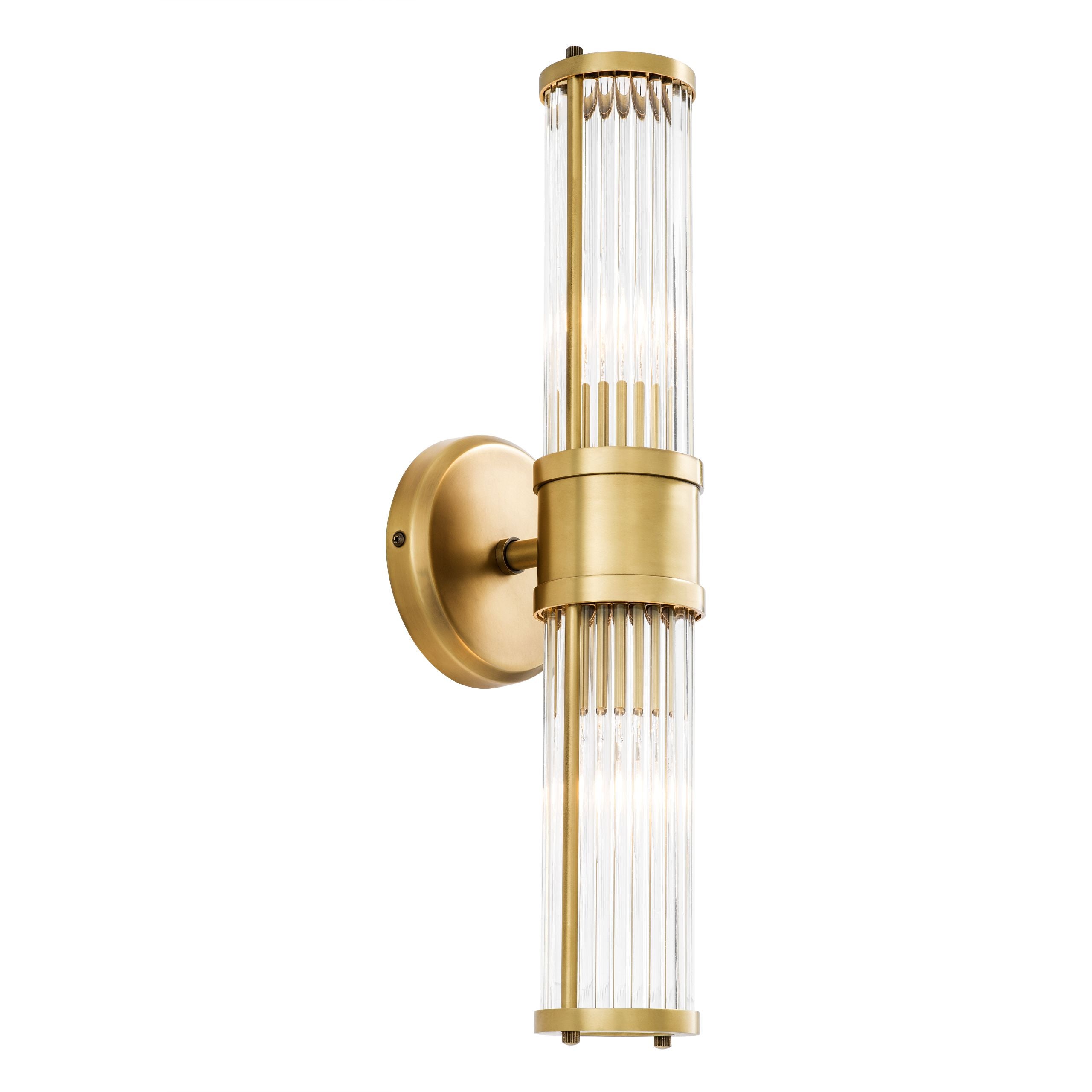 Claridges Wall Lamps[Single/Double] - [Brass/Nickel] - Eichholtz - Luxury Lighting Boutique
