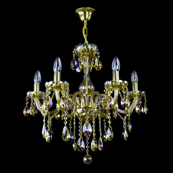 Clarit 6 Light Crystal Chandelier - Wranovsky - Luxury Lighting Boutique