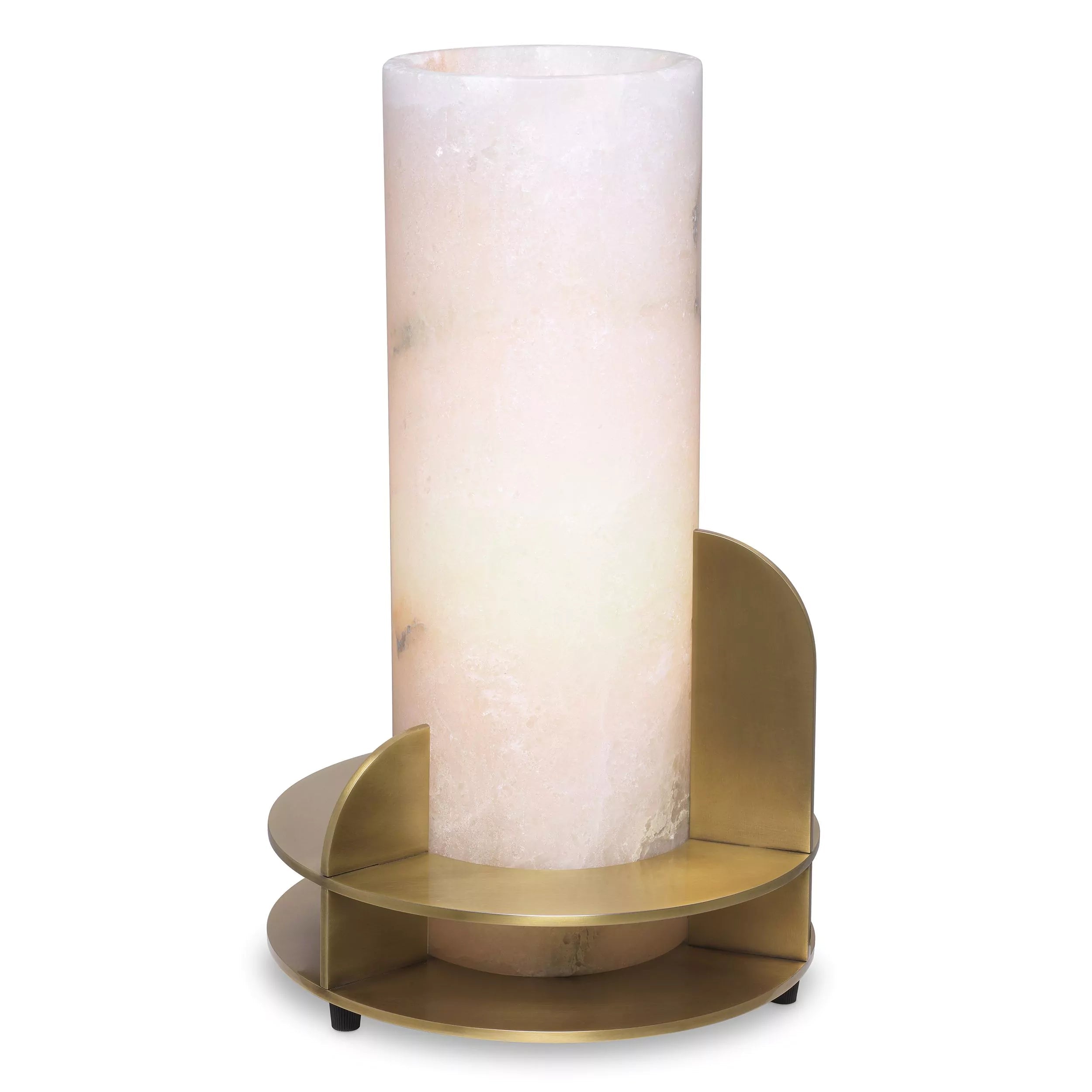 Claudel Table Lamp - (Bronze Highlight Finish | Alabaster) - Eichholtz - Luxury Lighting Boutique