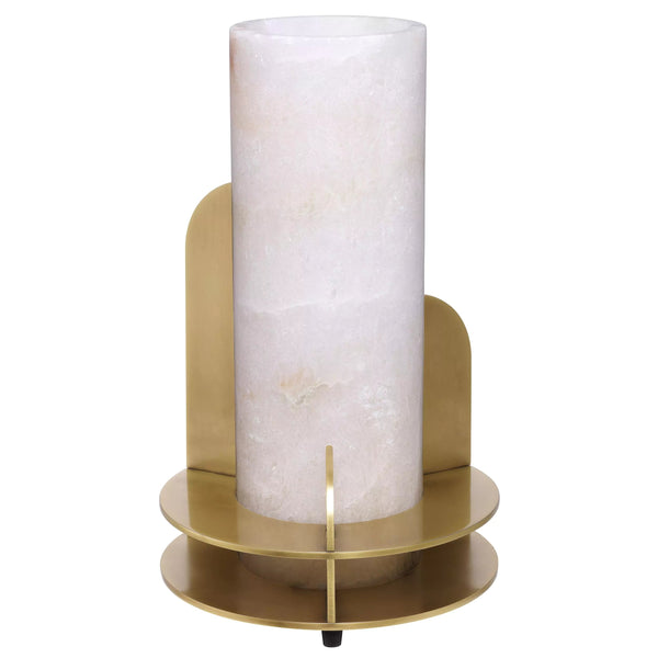 Claudel Table Lamp - (Bronze Highlight Finish | Alabaster) - Eichholtz - Luxury Lighting Boutique