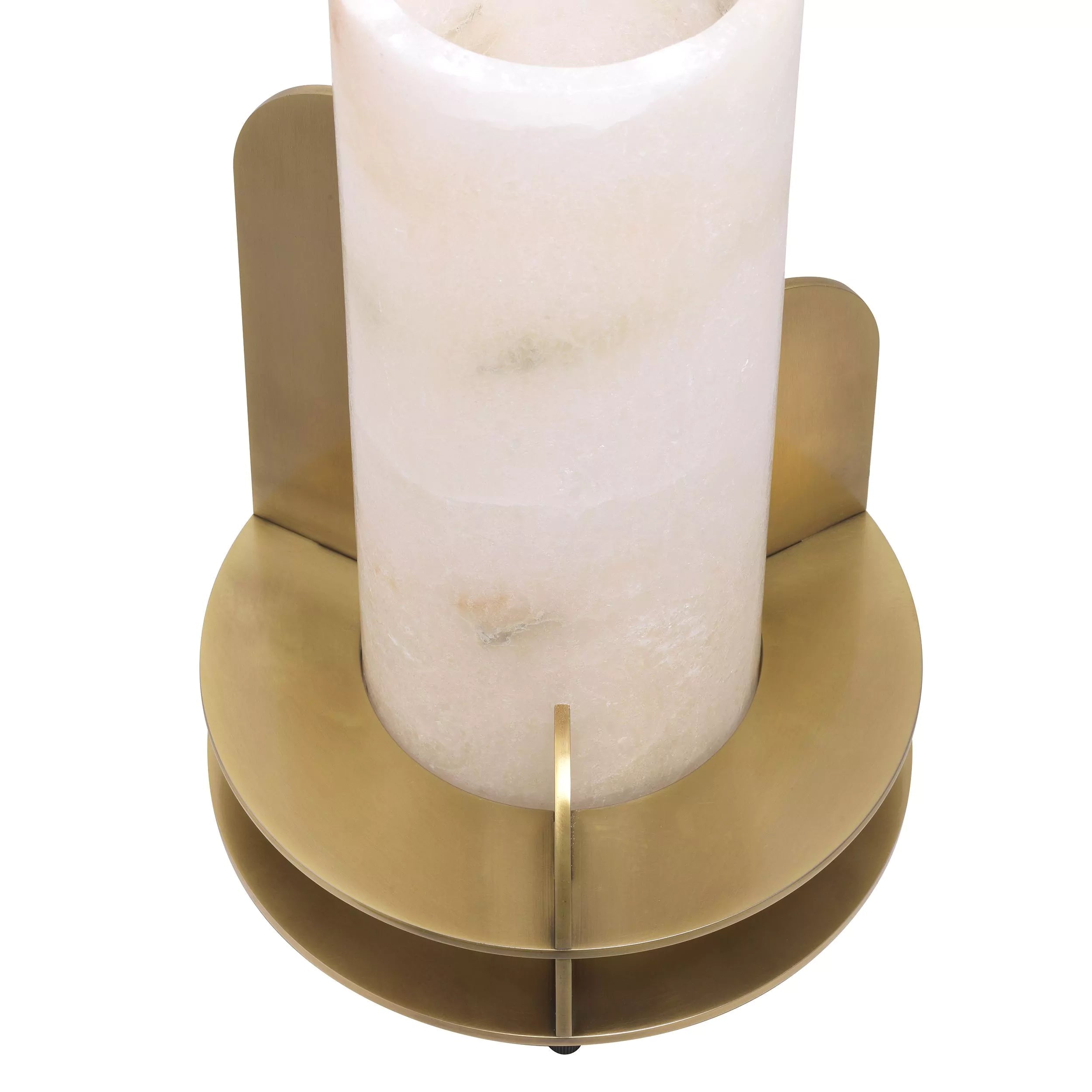 Claudel Table Lamp - (Bronze Highlight Finish | Alabaster) - Eichholtz - Luxury Lighting Boutique
