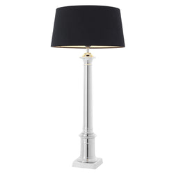 Cologne L Table Lamp - [Nickel] - Eichholtz - Luxury Lighting Boutique