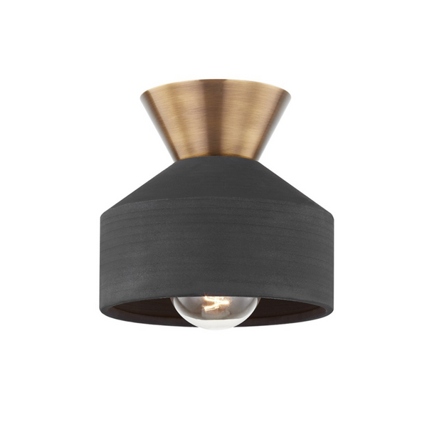 Covina Ceiling Light (C9811-PBR/CBK) - Troy Lighting - Luxury Lighting Boutique