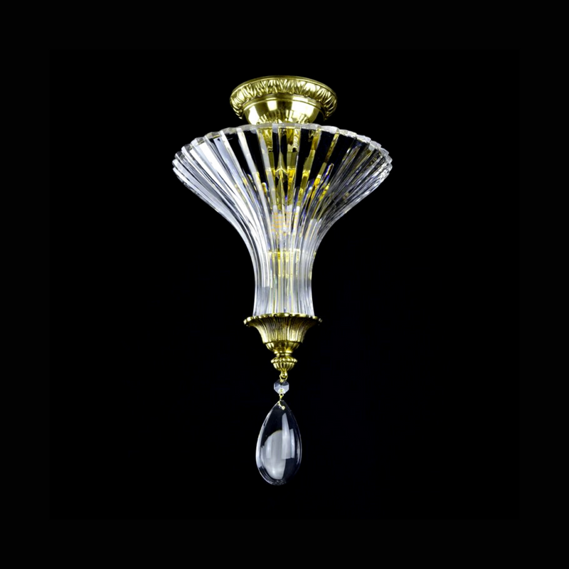 Crystal Drop 3 Crystal Glass Chandelier - Wranovsky - Luxury Lighting Boutique