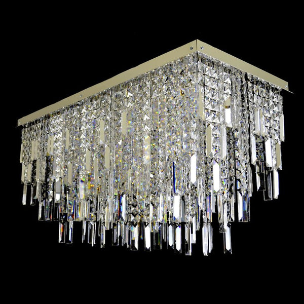 Crystal Rain 10 Light Modern Glass Chandelier - Wranovsky - Luxury Lighting Boutique