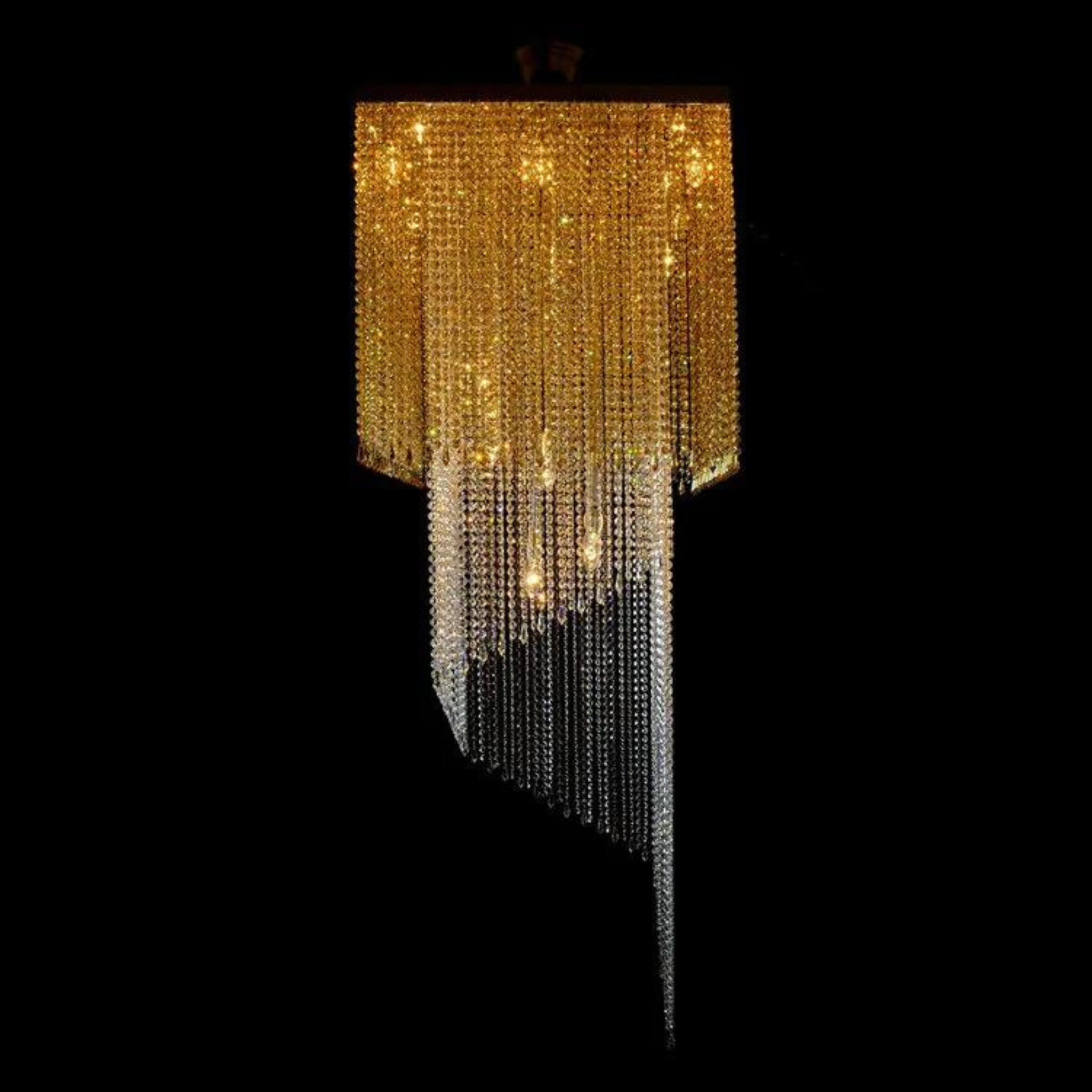 Cube 16 Light Modern Glass Chandelier - Wranovsky - Luxury Lighting Boutique