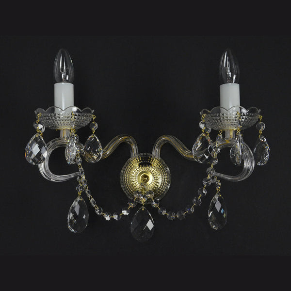Diamant 2 Wall Light (Gold/Silver) - Wranovsky - Luxury Lighting Boutique