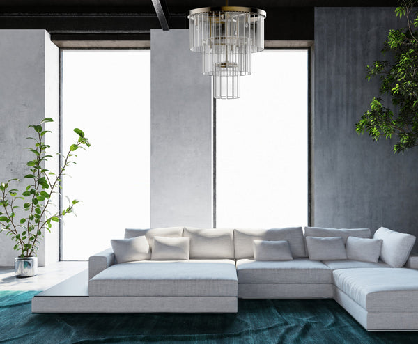 Diana 7 Light Modern Chandelier - Villa Lumi - Luxury Lighting Boutique