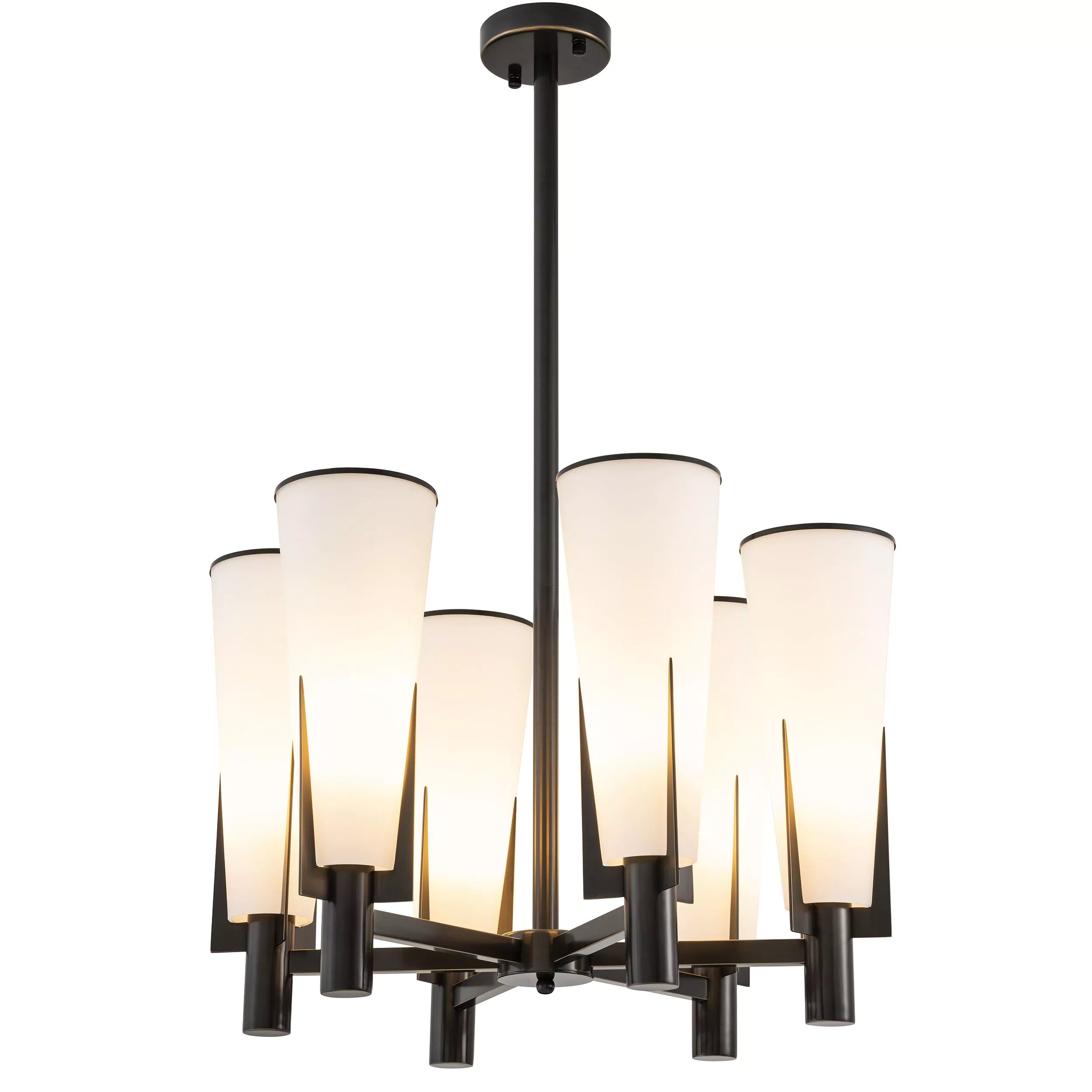 Dino Modern Brass Chandelier - Eichholtz - Luxury Lighting Boutique