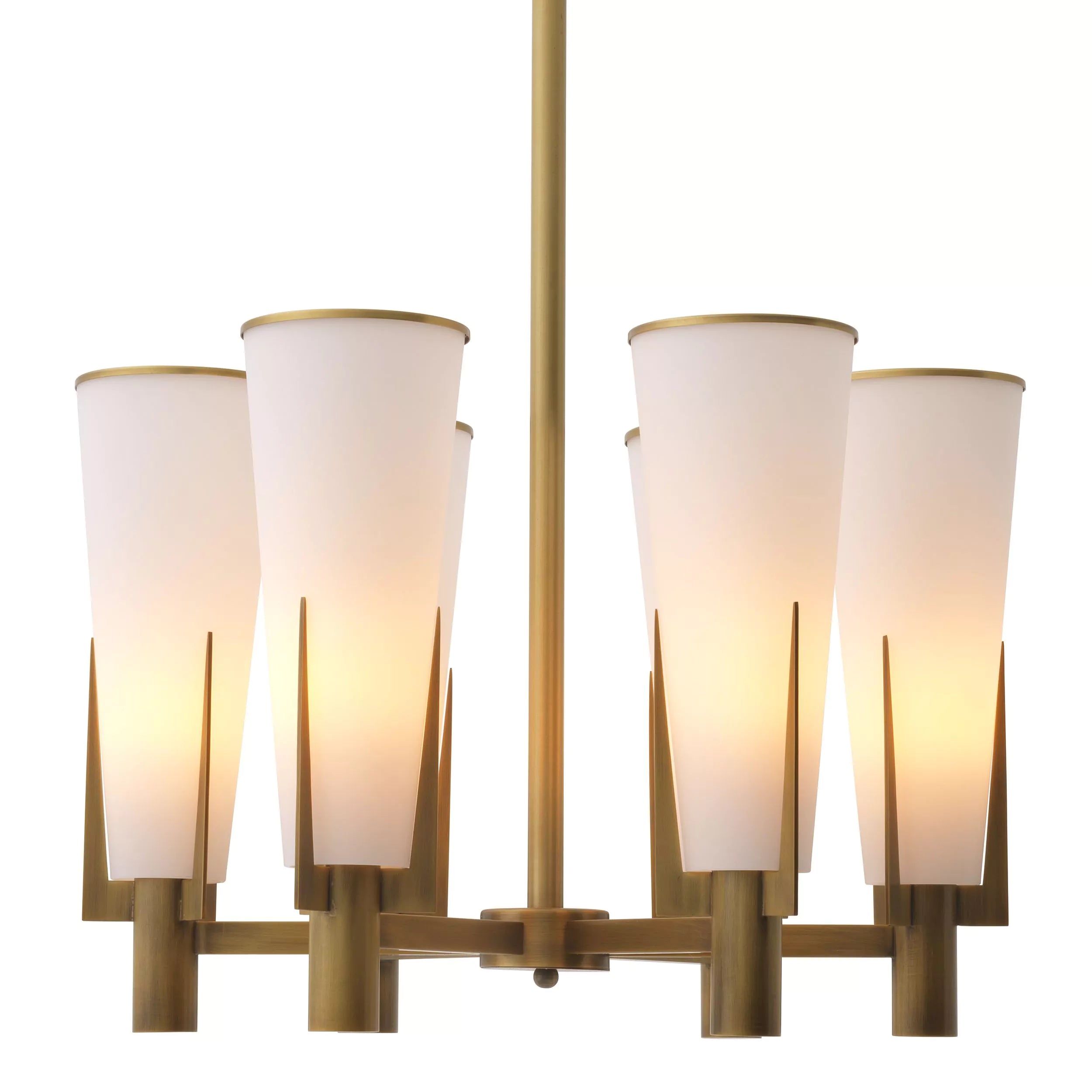 Dino Modern Brass Chandelier - Eichholtz - Luxury Lighting Boutique