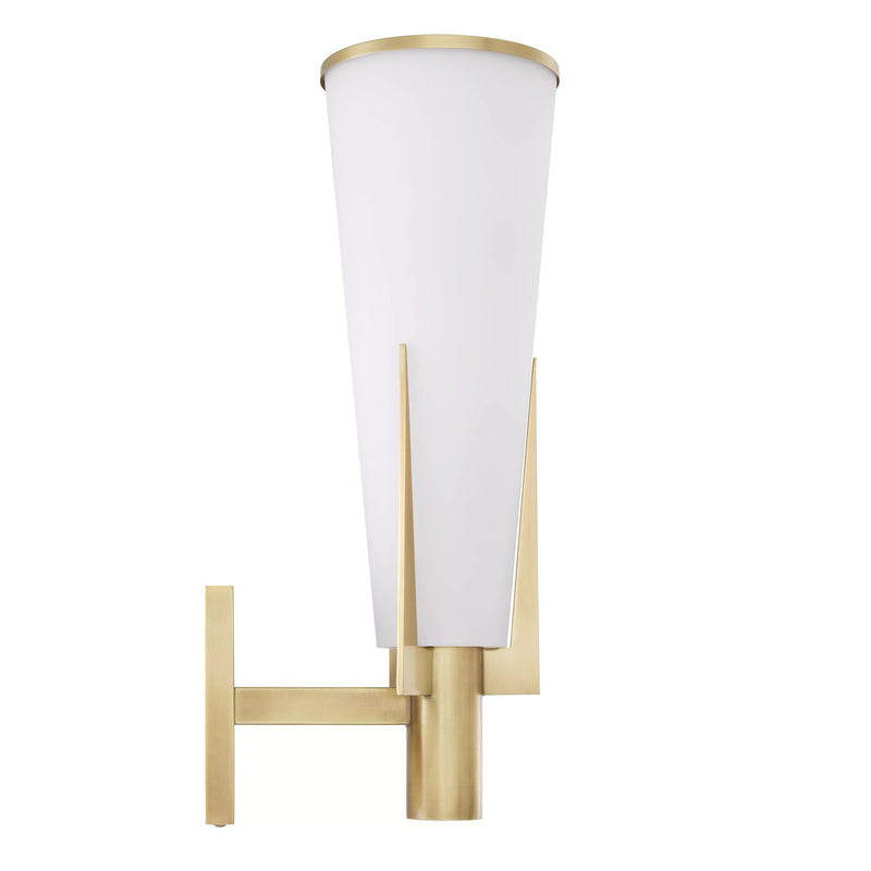 Dino Wall Lamps - (Antique brass finish | white glass) - Eichholtz - Luxury Lighting Boutique