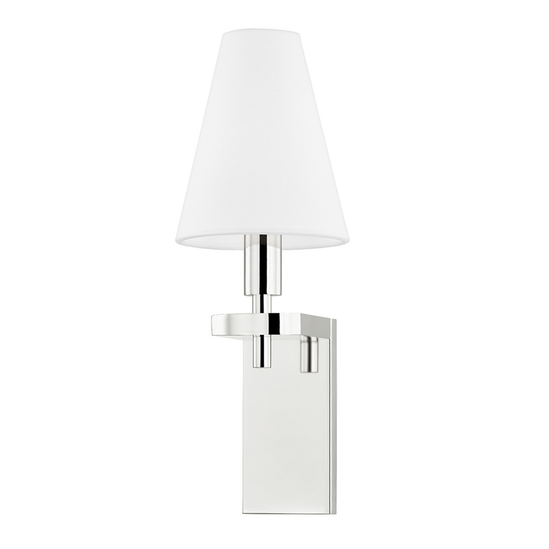 Dooley Wall Light (Aged Old Bronze/Polished Nickel) 1181-PN-CE - Hudson Valley - Luxury Lighting Boutique