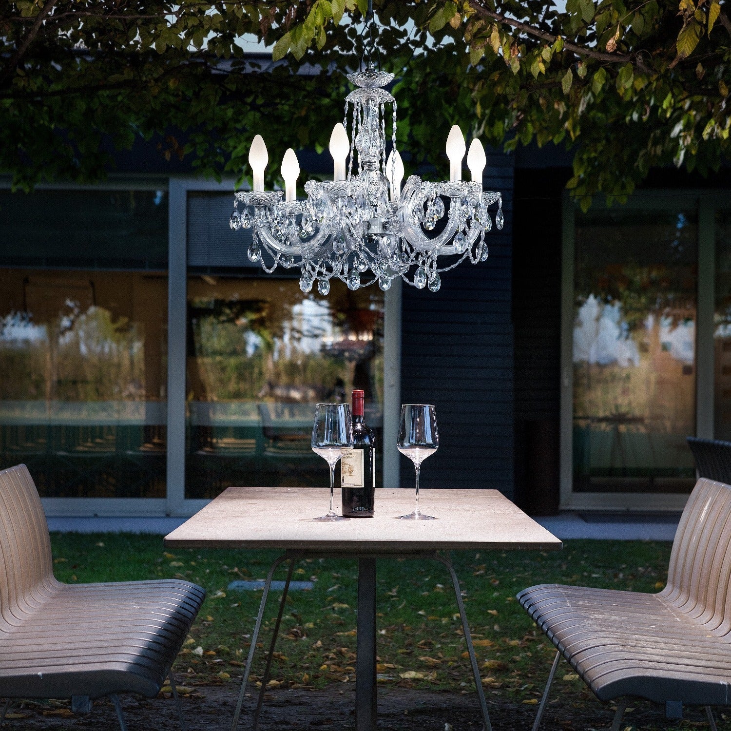 Drylight IP65 Chandeliers [4 Sizes] - Masiero - Luxury Lighting Boutique