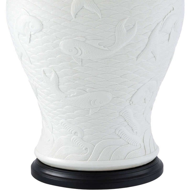 Dupoint Porcelain Table Lamp - [White] - Eichholtz - Luxury Lighting Boutique