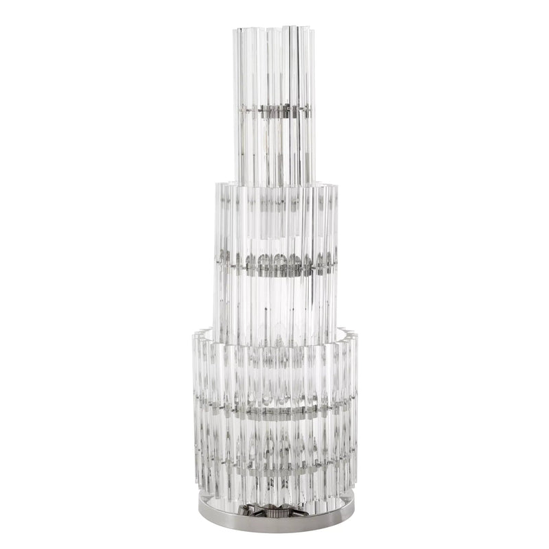 Eldorado Table Lamp - (Nickel Finish | Clear Glass) - Eichholtz - Luxury Lighting Boutique