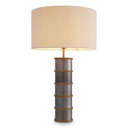 Ella (Vintage Brass Finish) Table Lamp - Eichholtz - Luxury Lighting Boutique