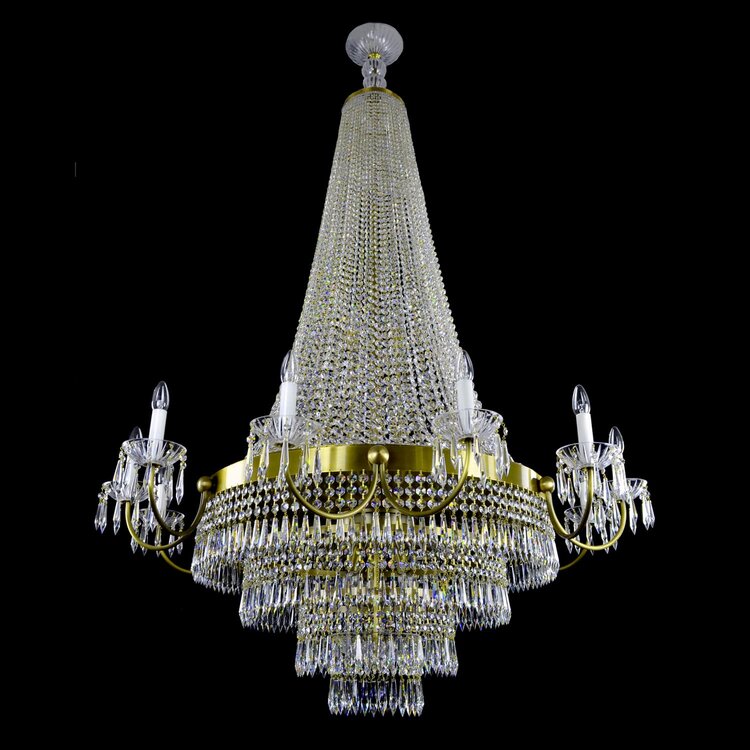 Empire 27 Light Crystal Chandelier Basket - Wranovsky - Luxury Lighting Boutique