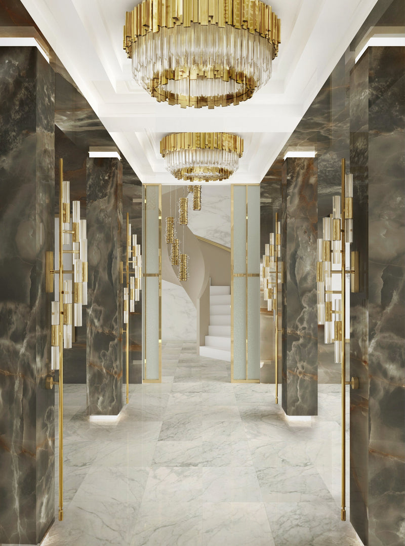 Empire Plafond 8-Light Crystal Modern Chandelier - Luxxu - Luxury Lighting Boutique