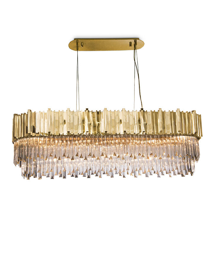 Empire Snooker 16-Light Crystal Modern Chandelier - Luxxu - Luxury Lighting Boutique