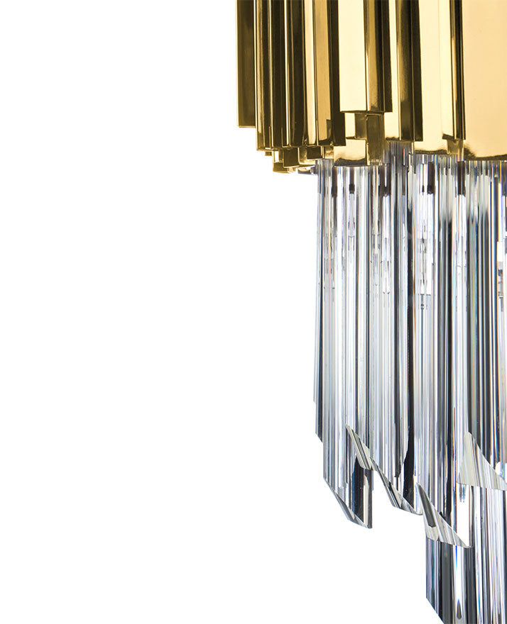 Empire Snooker 16-Light Crystal Modern Chandelier - Luxxu - Luxury Lighting Boutique