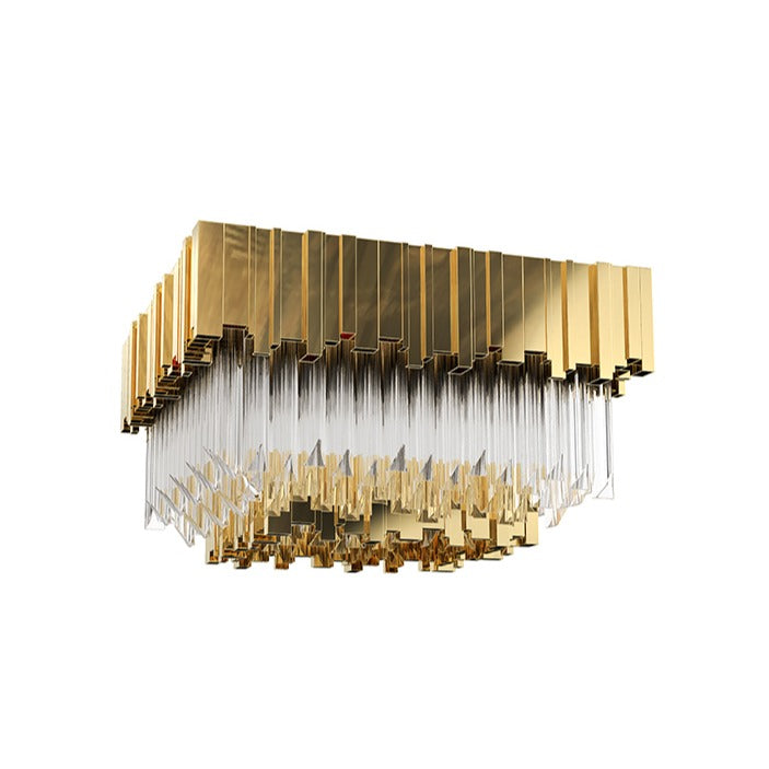 Empire Square Plafond 8-Light Crystal Modern Chandelier - Luxxu - Luxury Lighting Boutique