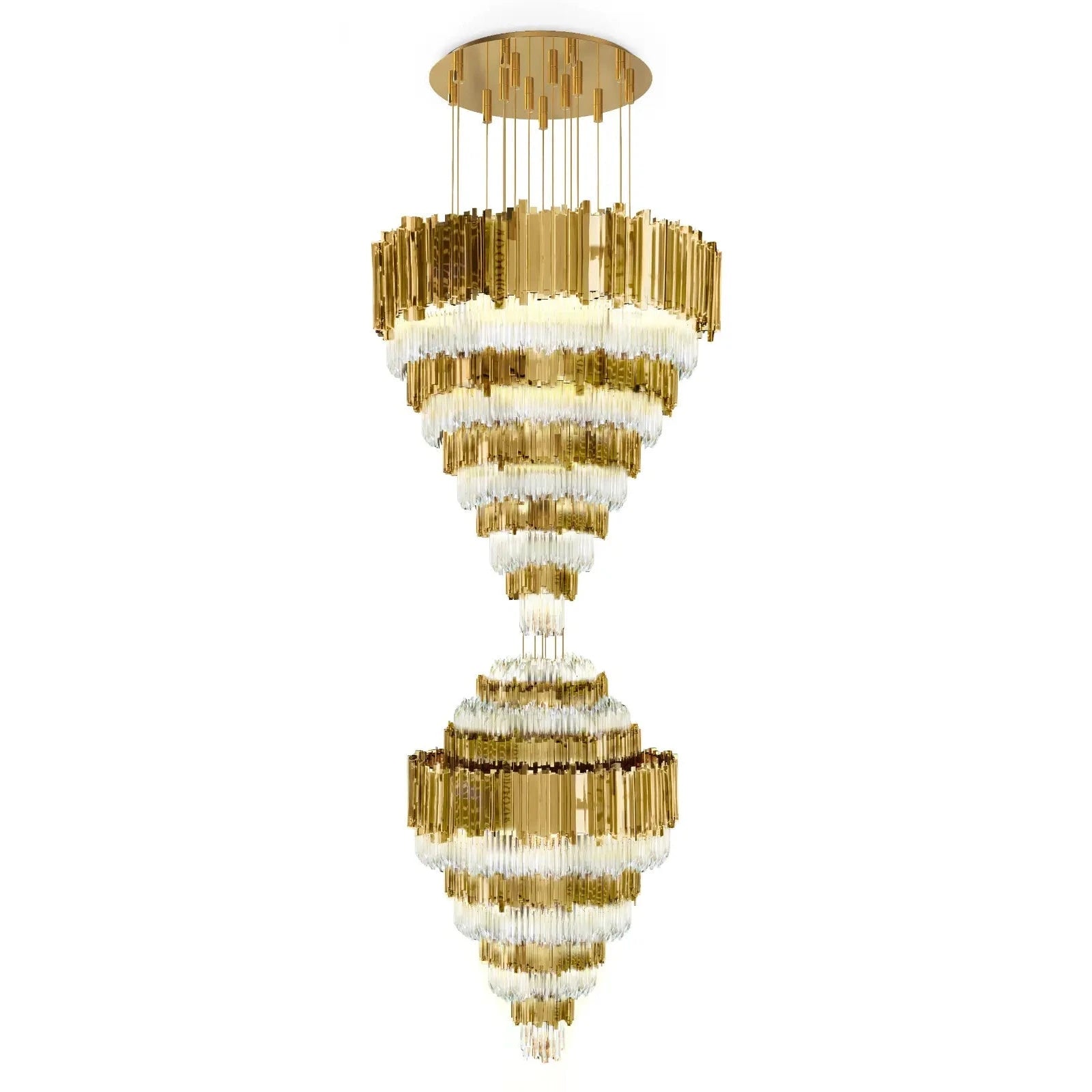 Empire XL Crystal Modern Chandelier - Luxxu - Luxury Lighting Boutique