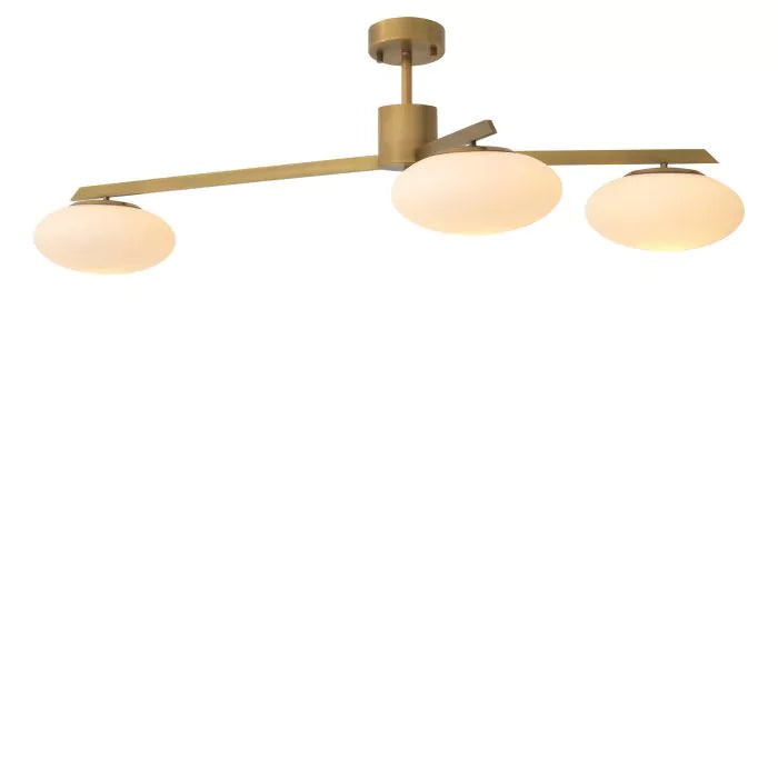 Evergreen S Modern Brass Chandelier -  Eichholtz - Luxury Lighting Boutique