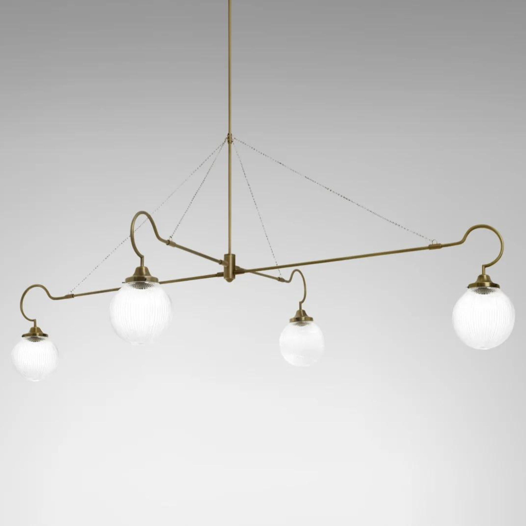 Floren Two/Four Arm Pendants - CTO Lighting - Luxury Lighting Boutique