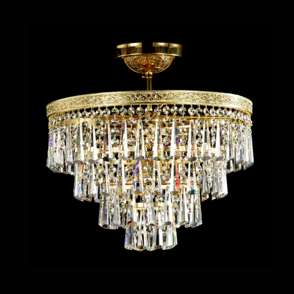 Florence 6 Crystal Glass Chandelier - Wranovsky - Luxury Lighting Boutique