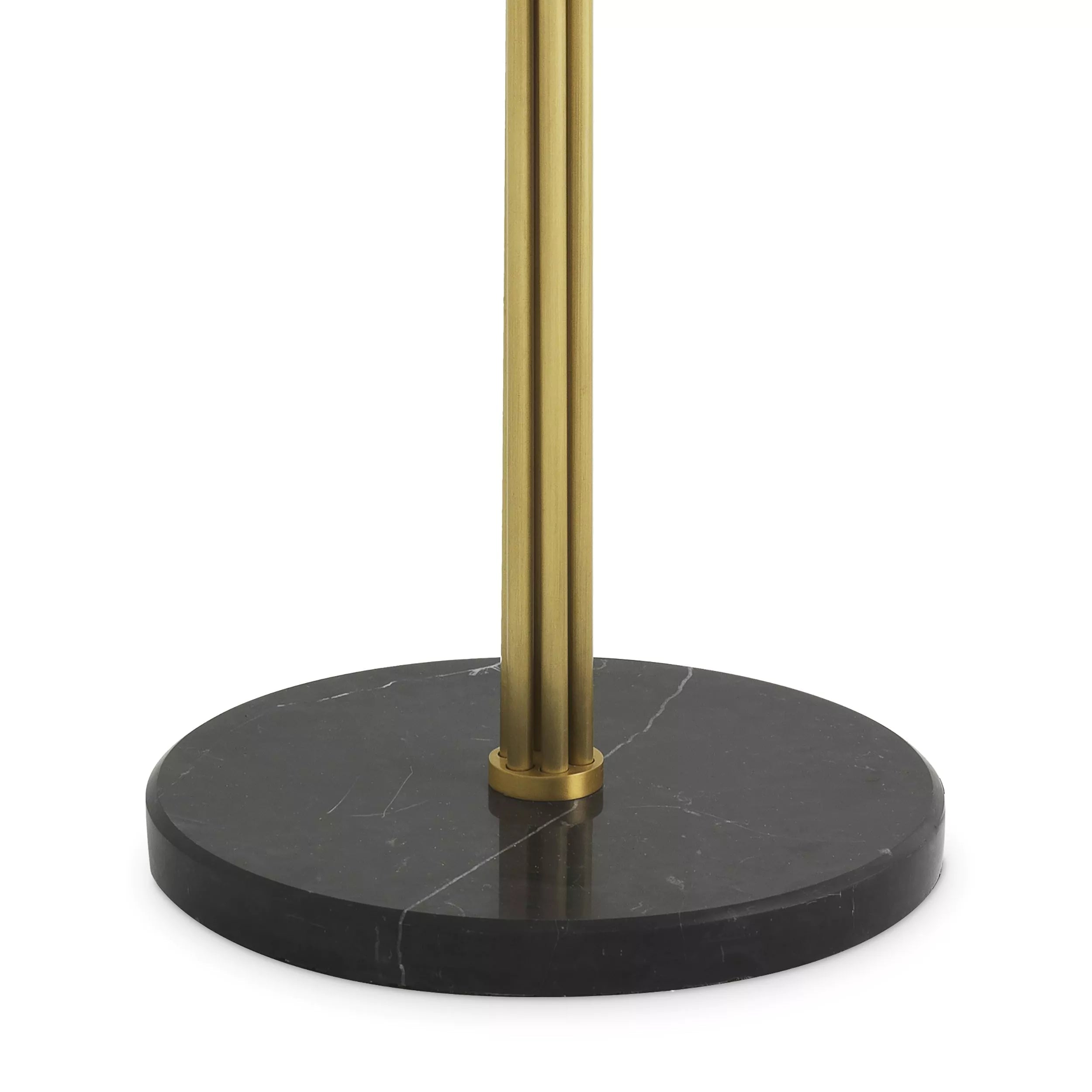 Gagnon Floor Lamp - (Antique brass finish | white glass) - Eichholtz - Luxury Lighting Boutique