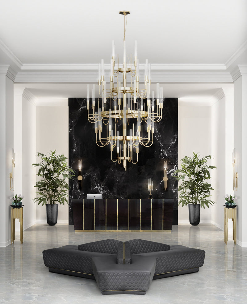 Gala 52 Light Crystal Modern Chandelier - Luxxu - Luxury Lighting Boutique