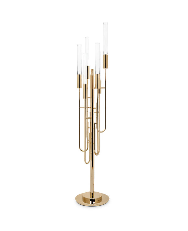 Gala 6 Light Crystal Floor Lamp - Luxxu - Luxury Lighting Boutique