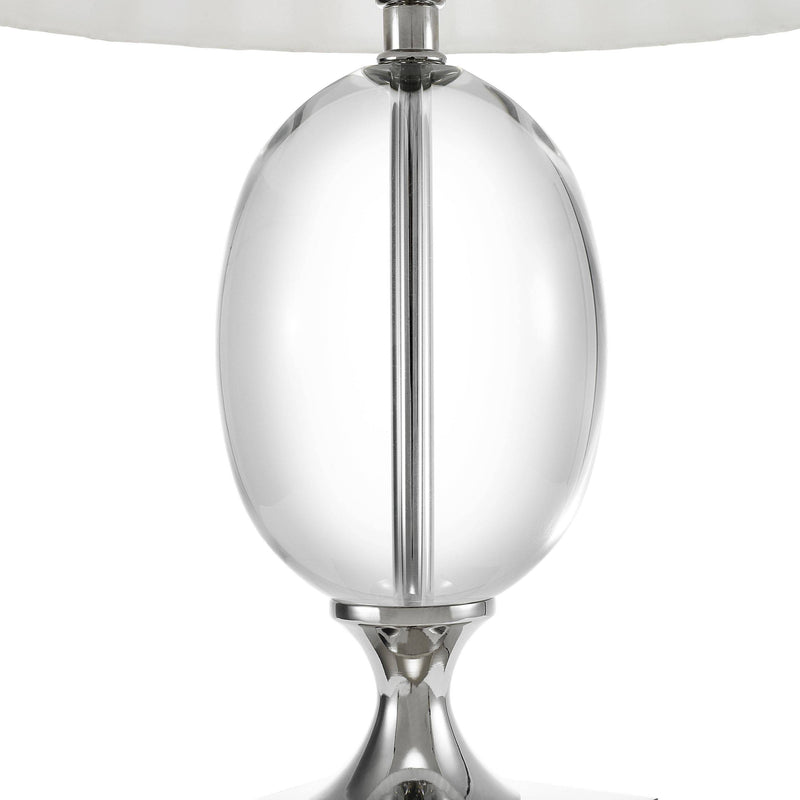 Galvin Crystal & Nickel Table Lamp - Eichholtz - Luxury Lighting Boutique