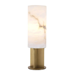 Giorgina Table Lamp - (Antique Brass finish | Alabaster) - Eichholtz - Luxury Lighting Boutique
