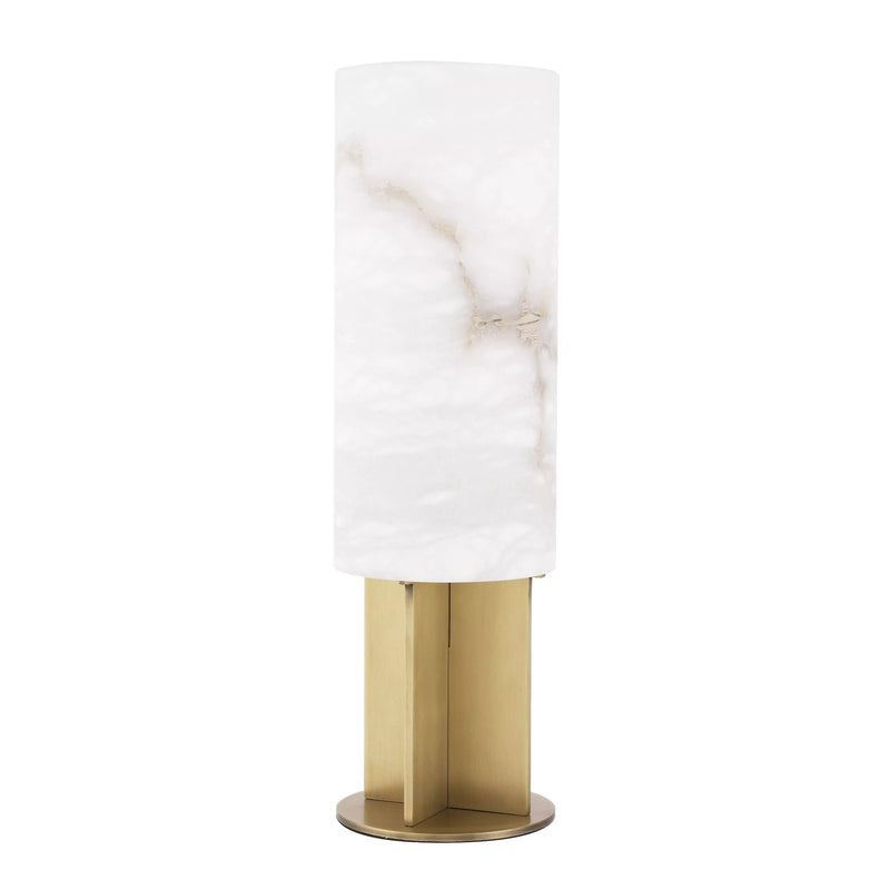 Giorgina Table Lamp - (Antique Brass finish | Alabaster) - Eichholtz - Luxury Lighting Boutique
