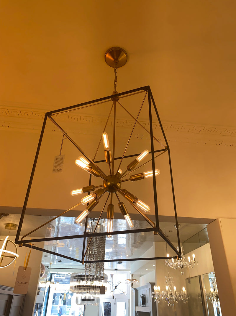 Glendale Large Pendant - 8920-AGB-CE - Hudson Valley (Ex-display) - Luxury Lighting Boutique