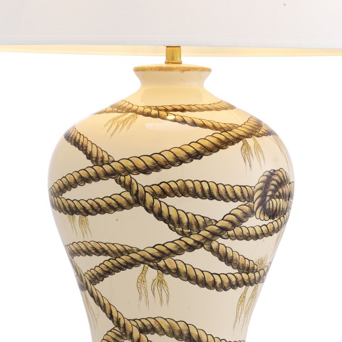 Hernando Table Lamp - [Porcelain & Brass] - Eichholtz - Luxury Lighting Boutique