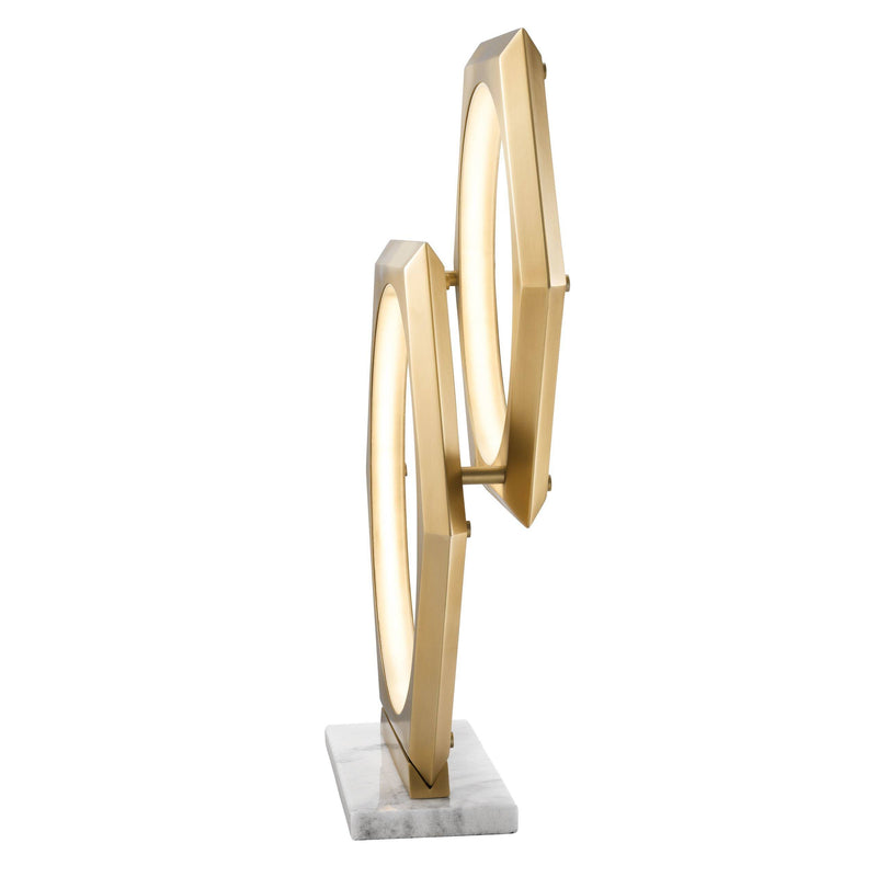 Hexum Table Lamp - [Brass] - Eichholtz - Luxury Lighting Boutique