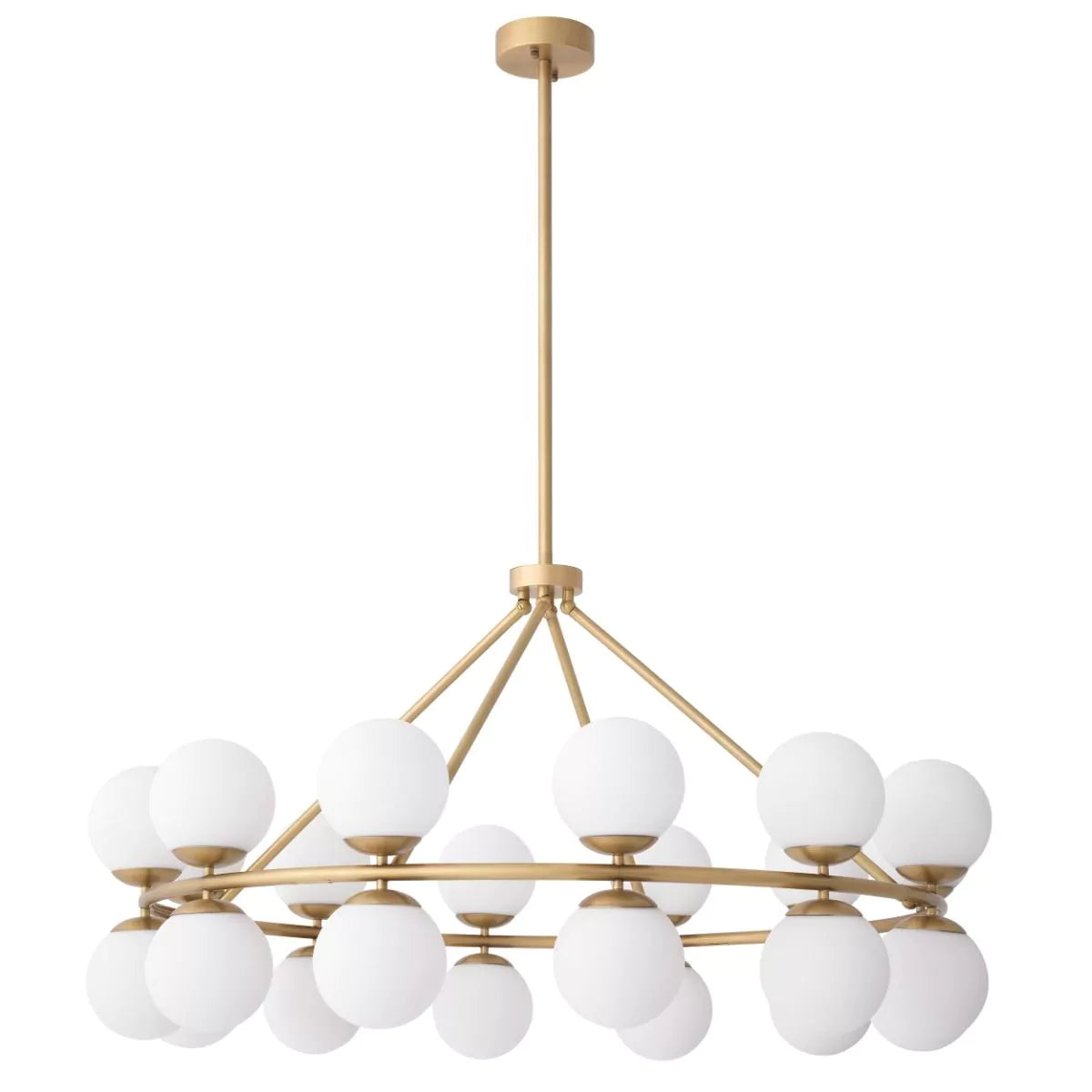 Hutchinson Modern Brass Chandelier - (Antique Brass Finish | Bronze Finish) - Eichholtz - Luxury Lighting Boutique