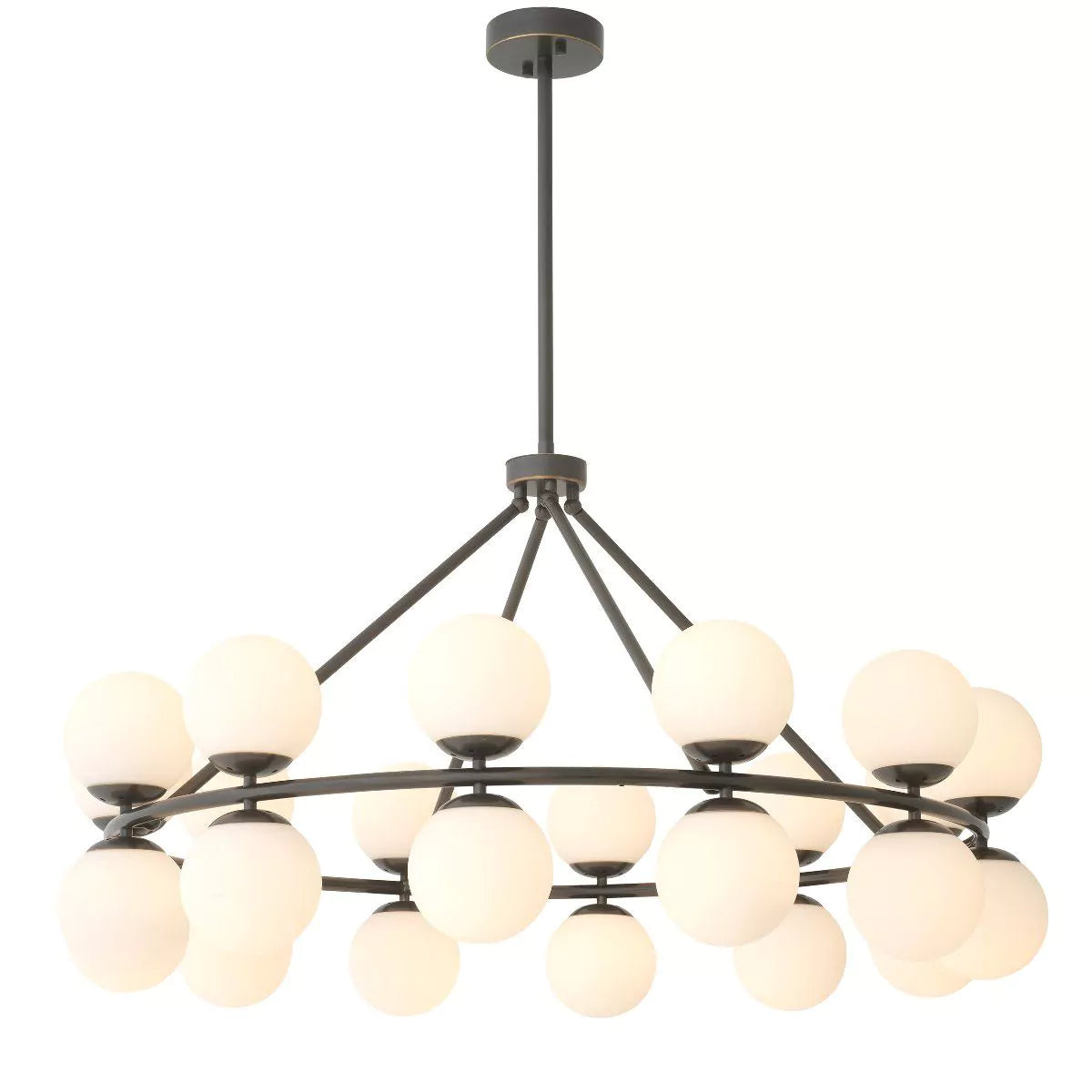 Hutchinson Modern Brass Chandelier - (Antique Brass Finish | Bronze Finish) - Eichholtz - Luxury Lighting Boutique