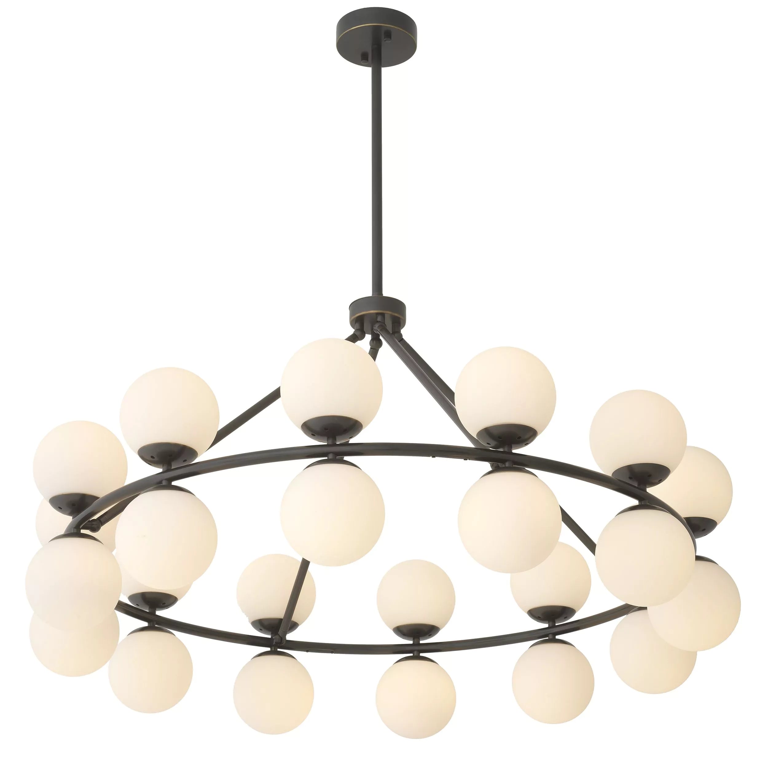 Hutchinson Modern Brass Chandelier - (Antique Brass Finish | Bronze Finish) - Eichholtz - Luxury Lighting Boutique